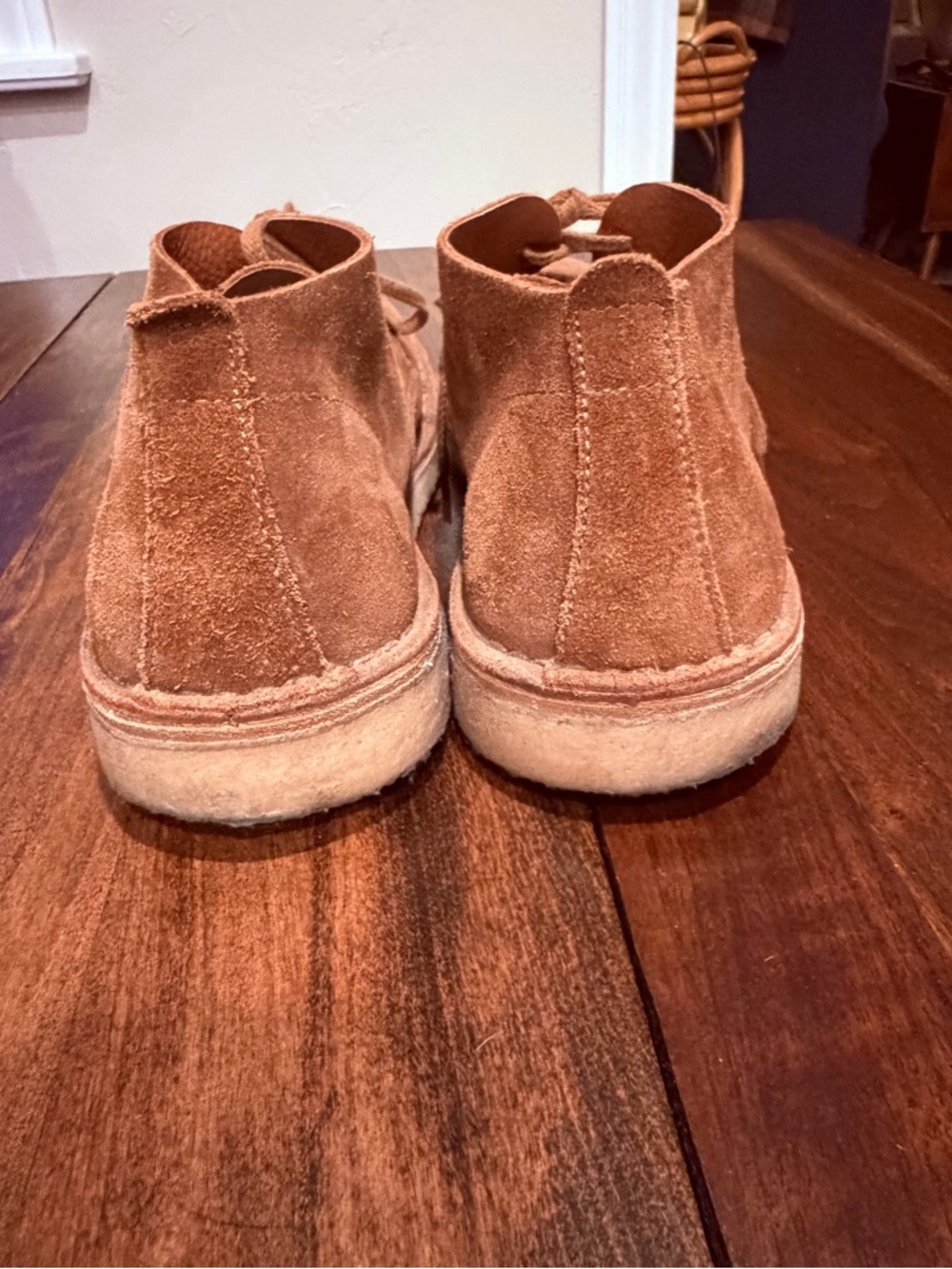 Astorflex Whiskey Beige Suede Greenflex Desert Chukka Boots Italian men’s 42 - Picture 4 of 14